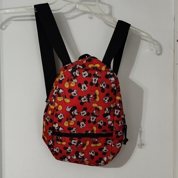Disney Mickey Mouse Red Backpack - Picture 1 of 7